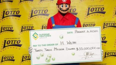 Photo of Jamaican Lotto winner dressed as ‘Mario’ played same numbers for 10 years