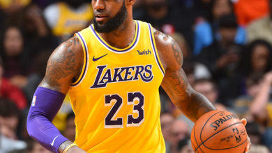 Photo of Lakers beat Nuggets behind LeBron’s triple-double, advance to finals