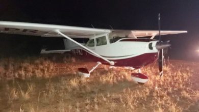 Photo of Cessna found on Nine Miles Airstrip, three foreigners held
