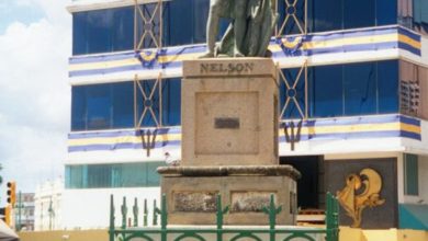 Photo of Cheers as Nelson’s statue removed in Barbados