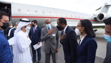 Photo of UAE delegation on state visit