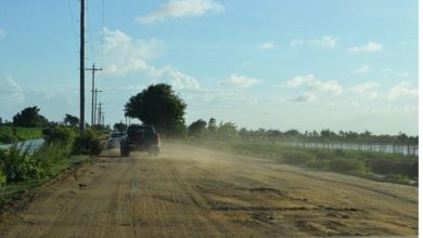 Photo of Main road from Mahaica Market to Cane Grove to be repaired