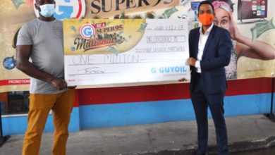 Photo of Roy Marshall is Guyoil’s first Super 95 Millionaire
