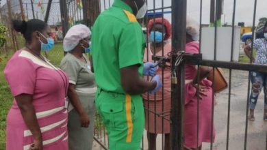 Photo of Linden hospital gates chained as protest against CEO continues – -region restates call for removal 