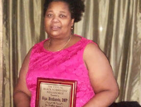 Photo of Vincentian nurse receives Black Nurses Annual Award