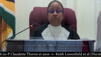 Photo of Chief Justice dismisses APNU+AFC elections petition