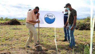 Photo of Sod turned for Lethem GWI, CH&PA office