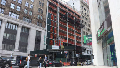 Photo of 20-story Montague Street tower hits the midway mark in Brooklyn Heights