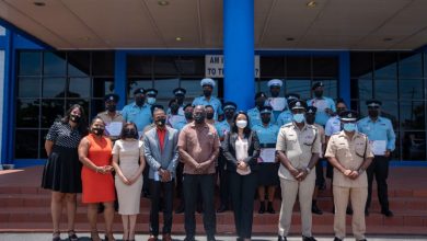 Photo of Seventeen police officers graduate from domestic violence training