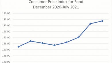 Photo of Food prices up by 14% – -in first seven months of year, according  to Stats Bureau