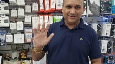 Photo of Guyanese-born Bobby Rama’s Kings Electronics in Bronx thrives on good customer service
