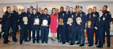 Photo of Jamaica NY Rotary Club honors NYPD officers