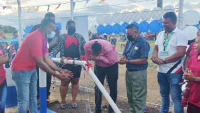 Photo of 700 to benefit as Kamarang  gets first potable water supply