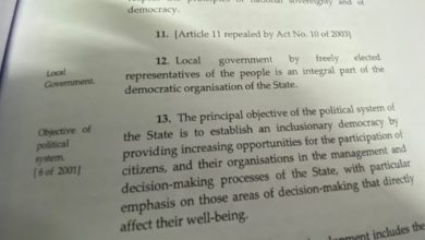 Photo of Article 13 denies claim by Nandlall that it seeks restructuring of political system