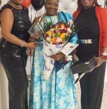 Photo of Trini-Vincy retired nurse receives health care award