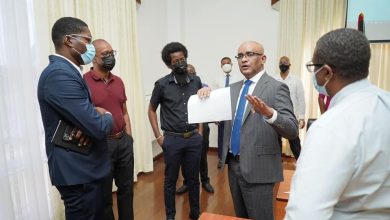 Photo of Jagdeo meets Afro-Guyanese private sector representatives