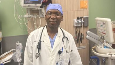 Photo of Guyana-born doctor sees purpose in yeoman service on COVID-19 frontline