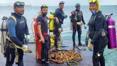 Photo of Four Trinidad divers still trapped in crude oil pipeline