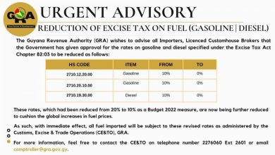 Photo of Excise Tax on fuel cut from 10% to 0%