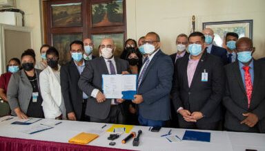 Photo of Medical residents of Northwell Health sign five-year partnership with GPHC