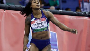 Photo of Thompson-Herah named sportswoman of the year