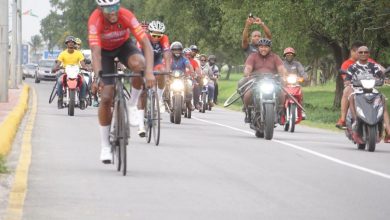 Photo of Campbell, John win first two stages – —39th annual NSC-sponsored three-stage cycle road race