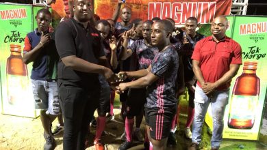 Photo of Back Circle back as champion – —After winning the Magnum Independence Cup  tournament Back Circle Saturday night finished the  business by adding the Magnum Tonic Wine to their list