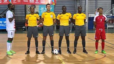 Photo of Guyanese referees praised by FIFA