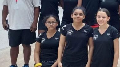Photo of Squash teams remain unbeaten after getting past B/dos, T/dad – —Girls team to play Jamaica, boys team clashes with B/dos in grand finale