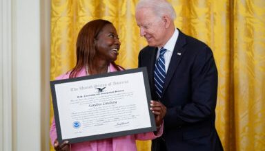 Photo of Jamerican among recipients of America’s highest honor