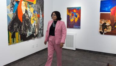 Photo of Contemporary, mixed-media exhibition at JCAL