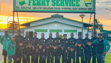 Photo of Golden Jaguars in Suriname for U16 three-match international friendly tour