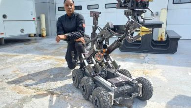 Photo of Trinidad cop is region’s first woman qualified as bomb technician