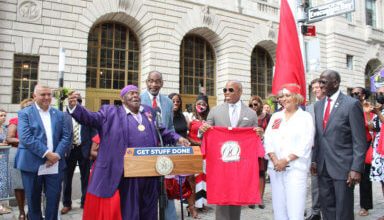 Photo of Mayor Adams raises flag, proclaim Aug. 31, T&T Heritage Day in NY