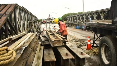 Photo of Bridge on track for reopening tonight – -as repairs continue