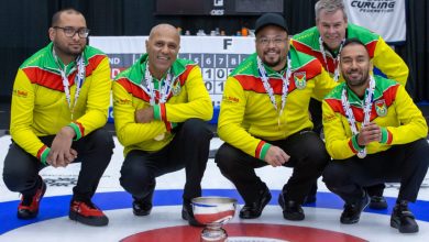 Photo of Guyana crowned Men’s B-Division gold medallists at Inaugural Pan Continental Curling Championship