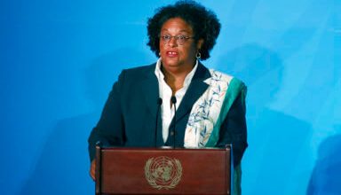 Photo of Mandela’s widow urges global south to heed Mottley’s message