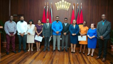 Photo of Members of new Teaching Service Commission sworn in