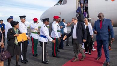 Photo of St Vincent PM in Guyana for four-day visit