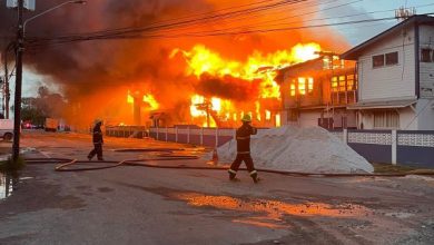 Photo of Fire  destroys Christ Church Secondary