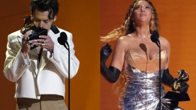 Photo of Beyonce breaks all-time Grammy wins record, Harry Styles claims album prize