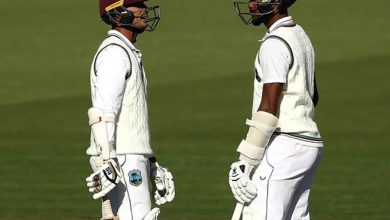 Photo of Double, double – — Brathwaite and Chanderpaul formalise new partnership with hundreds in double century opening stand