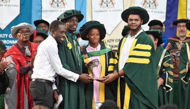Photo of Letitia Wright receives honorary doctorate from UG, takes Guyana by storm