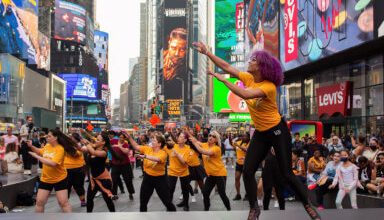 Photo of Ailey Extension hosts free dance in Times Square workshop series