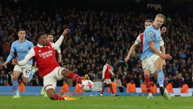 Photo of Rampant Man City crush  Arsenal with De Bruyne double