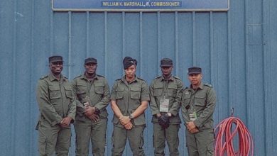 Photo of Five prison officers receive riot response training in  US