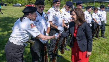 Photo of Hochul marks opening of New York’s first State Veterans Cemetery with Memorial Day ceremony
