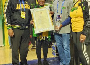 Photo of Jamaica Consulate General NY recognizes TJB Chairman Irwine Clare for contribution to development of Jamaican athletes