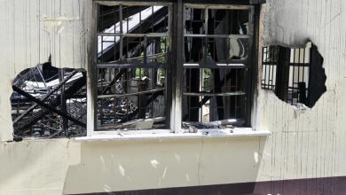 Photo of Grilled windows at Mahdia dorm were flagged as fire hazard in February – source