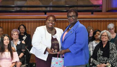 Photo of Brooklyn’s Lucina Clarke receives NYS Senate Woman of Distinction Award